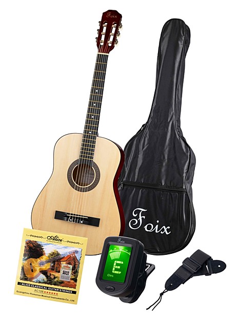 FOIX FCG-2038CAP-NA Классическая гитара+Чехол+Аксессуары