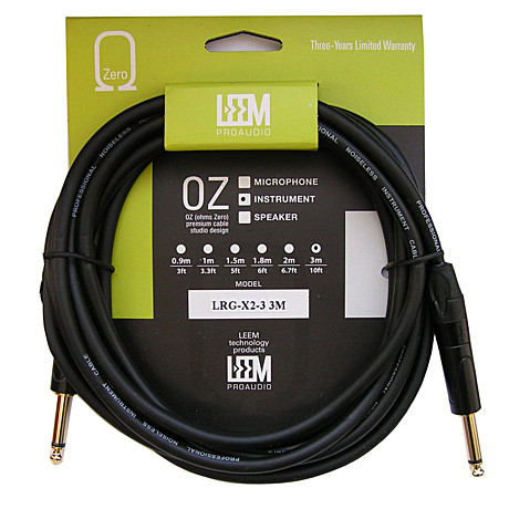 LEEM LRG-X2-3 Инструментальный кабель 3м.