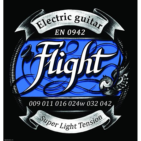FLIGHT EN0942 струны для электрогитары, 09-42