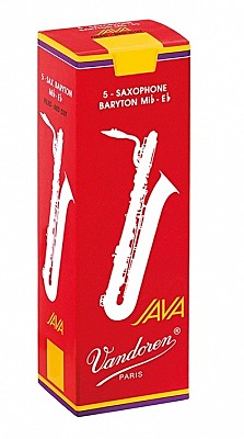 VANDOREN SR3425R (№2,5) JAVA красная одна трость для саксофона баритон