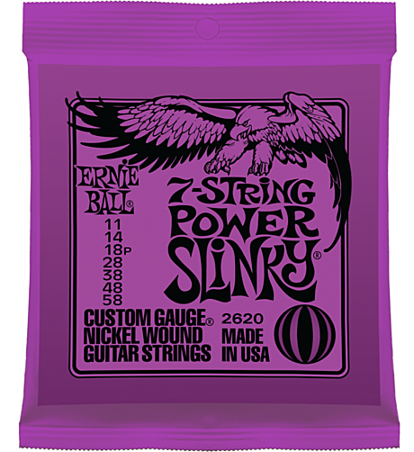ERNIE BALL 2620 струны для 7-ми струнной электрогитары