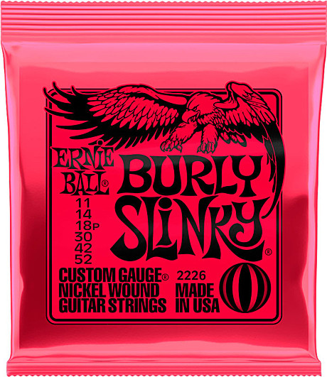 ERNIE BALL 2226 Burly Slinky струны для эктрогитары 11 - 52