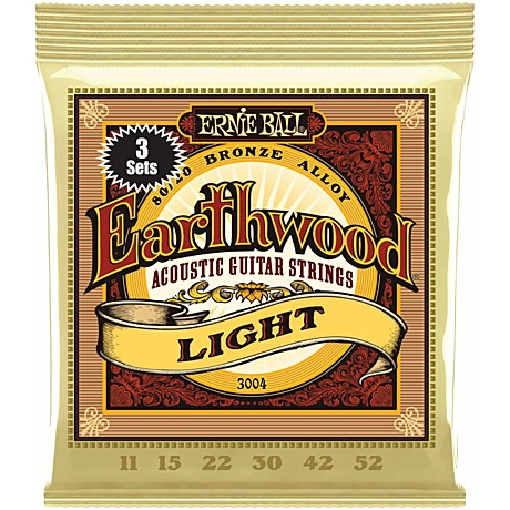 ERNIE BALL 3004 cтруны для акустической гитары 11-52, 1 набор