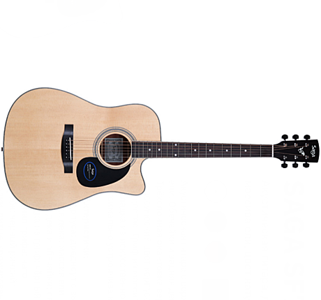 SAGA SF700C акустическая гитара массив