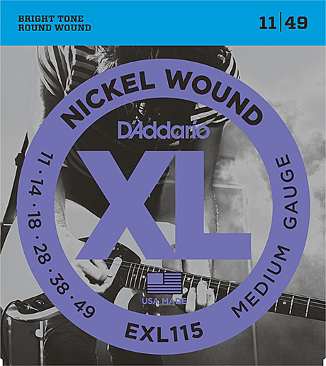 D`ADDARIO EXL-115 струны для электрогитары 11-49