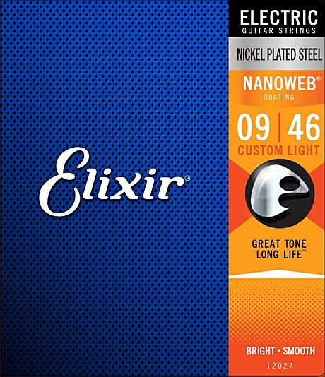 ELIXIR 12027 NanoWeb струны для электрогитары 9-46