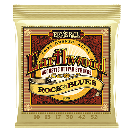 ERNIE BALL 2008 струны для акуст.  гитары 10-52 (3-я без оплетки)