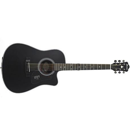 MANTIC AG-370C BK акустическая гитара, дредноут, черная