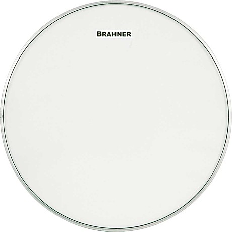 BRAHNER BD-22 Пластик для бас-барабана White Coated ''22