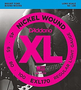 D`ADDARIO EXL170  струны для бас-гитары, 45-100