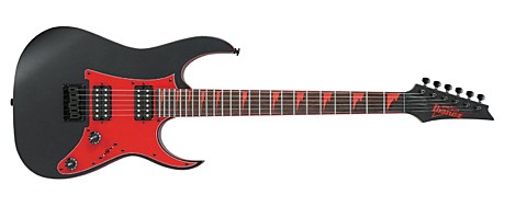 IBANEZ GRG131DX-BKF электрогитара 2 хамбакера черно-красная