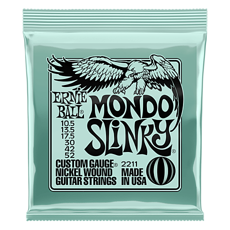 ERNIE BALL 2211 Mondo Slinky струны для электрогитары 10,5-52