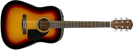FENDER CD-60 SB V3 гитара дредноут