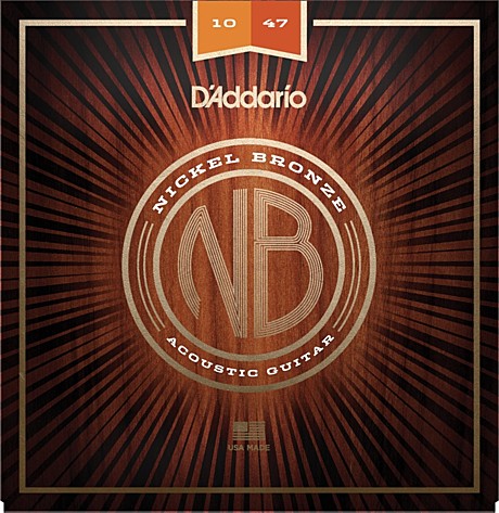 D`ADDARIO NB1047 Nickel Bronze струны для акустической гитары 10-47