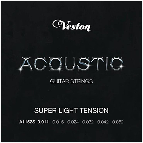 VESTON A1152 S струны посеребрённые для акустической гитары