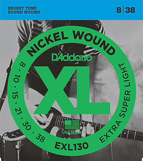 D`ADDARIO EXL130 струны для электрогитары 8-38