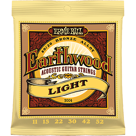 ERNIE BALL 2004 струны для акустической гитары 11-52