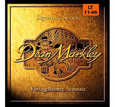 DEAN MARKLEY 2002 Vintage BRONZE струны для акустической гитары 11-46