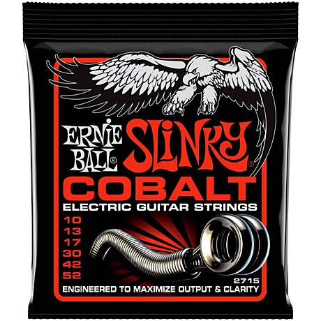 ERNIE BALL 2715 Cobalt Slinky Skinny Top Heavy Bottom 10-52 - Струны для электрогитары