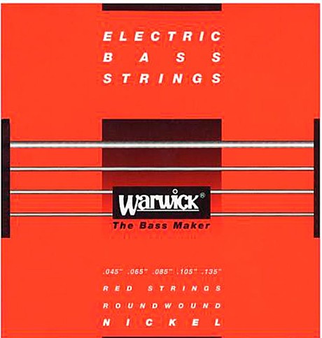 WARWICK 42301M5B Струны для 5-струнного баса Red 45-135, никель.