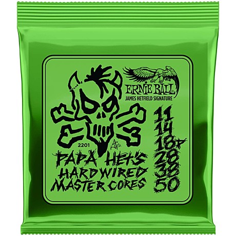 ERNIE BALL 2201 Papa Hets Hardwired Master Cores 11-50 - Струны для электрогитары