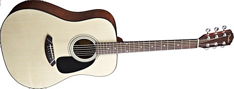 FENDER CD-60 Natural акустическая гитара, натуралное дерево